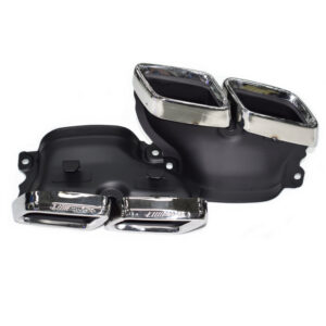 AMG Style W117 CLA W222 Stainless Steel Carbon Fiber Exhaust Pipe Exhaust Tip for Mercedes-Benz W205 W213